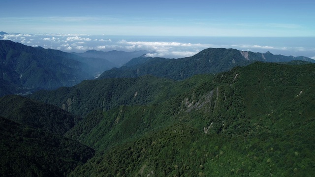 台湾中部的山脉视频下载