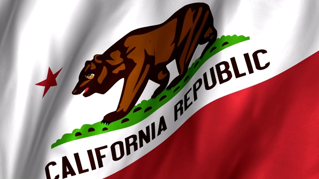 4K加州国旗视频下载