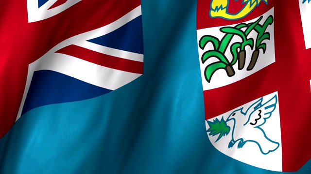 4K斐济国旗视频下载
