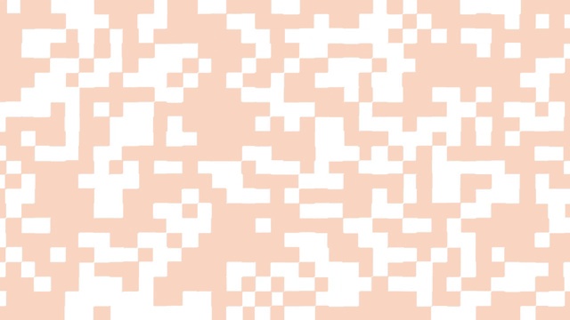 粉色变形形状在白色背景上的抽象动画。无缝循环动画背景，壁纸。视频素材