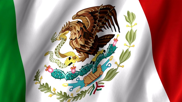 墨西哥国旗4K视频下载
