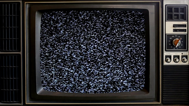 旧电视没有信号。视频下载
