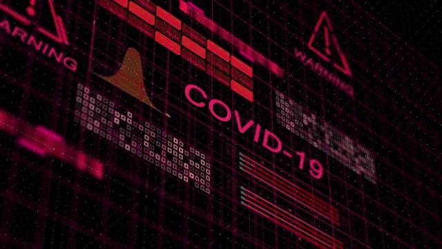 COVID-19病毒预警动画视频素材