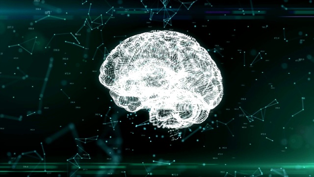 人工智能数字大脑竞价数据深度学习计算机机器渲染视频素材