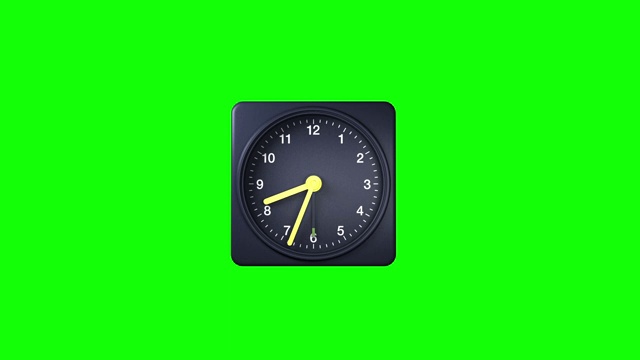 秒表动画图标时钟与移动箭头动画可选光磨阿尔法光磨包括视频素材