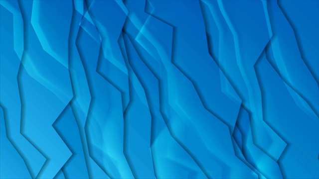 蓝色曲线抽象的企业运动设计视频素材