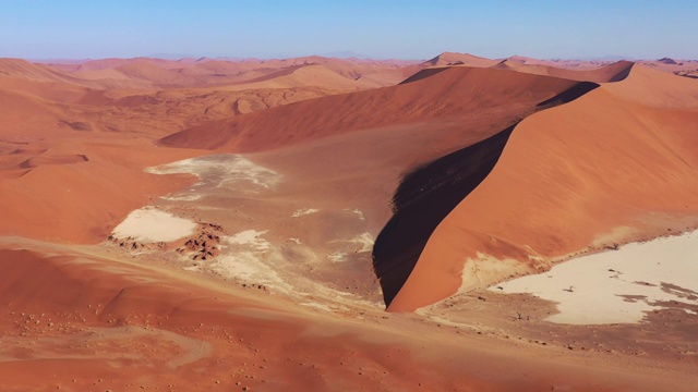 纳米比亚死亡谷Sossusvlei Namb沙漠沙丘无人机4K飞行视频视频素材