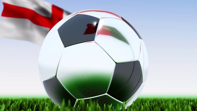 循环足球葡萄牙对英格兰视频素材