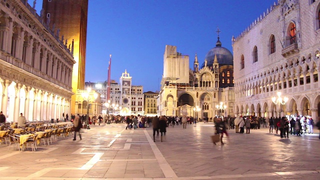 意大利威尼斯圣马可广场视频下载