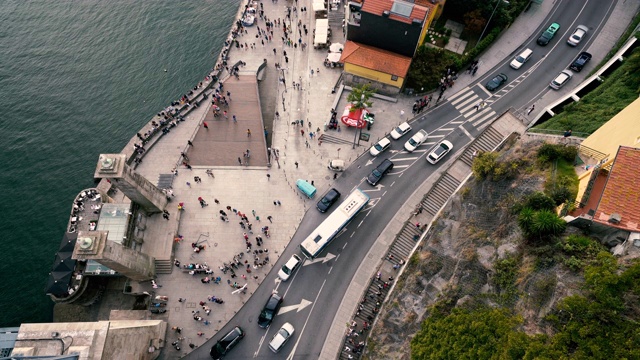 葡萄牙波尔图的城市人群视频下载