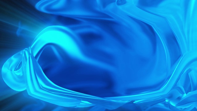 蓝色抽象液体回路视频下载