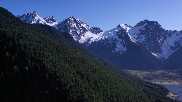 BC森林和雪山视频下载