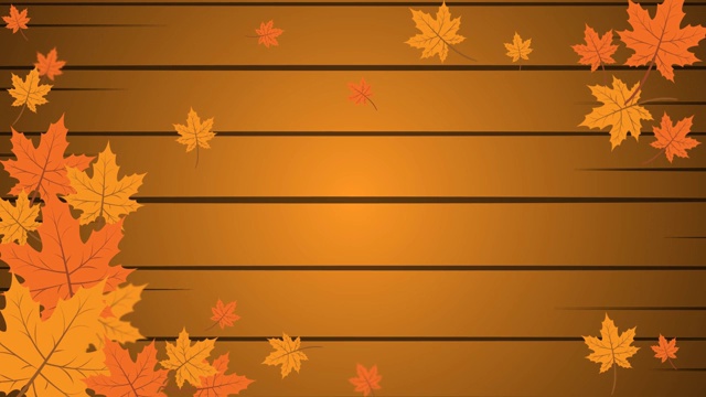 秋季背景运动图视频素材