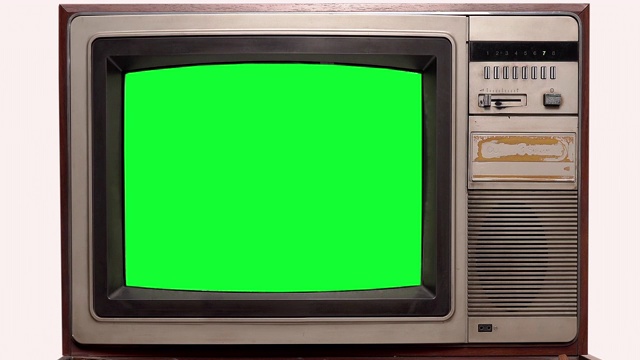 老式电视，信号干扰的白色背景视频下载