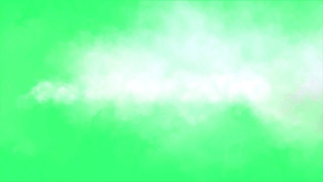 4k动画-绿色屏幕上的云朵效果视频素材