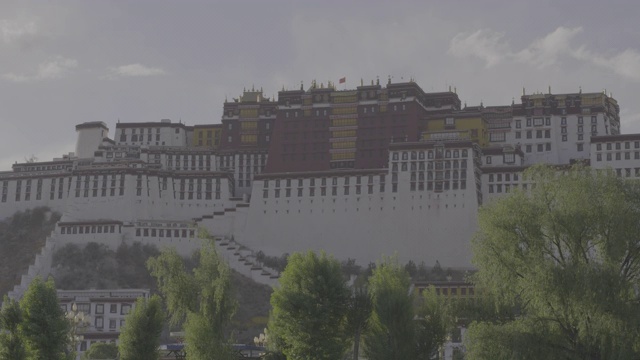 中国拉萨的布达拉宫视频素材