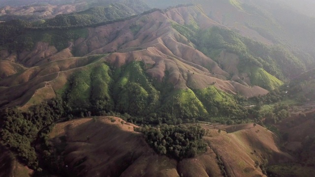 森林砍伐全球变暖气候变化，航拍视频素材