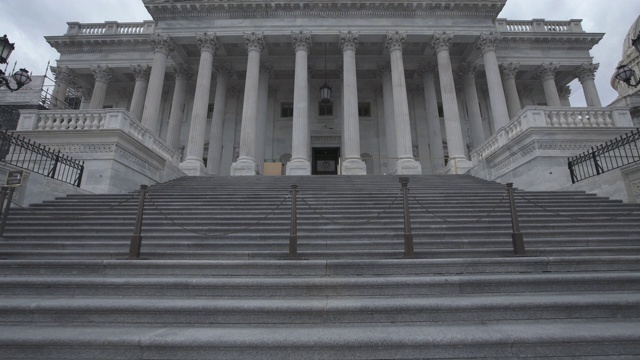 华盛顿，美国国会大厦的众议院大楼视频素材