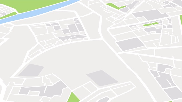 城市地图导航运动动画视频素材