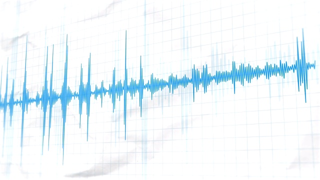 地震声波视频素材