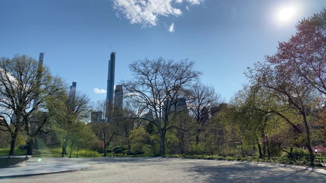 纽约曼哈顿中央公园的视频视频素材