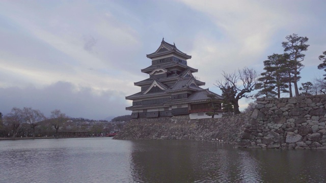 松本城堡(4K延时)视频素材