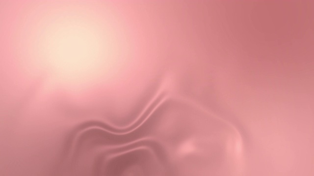 抽象的液体动画玫瑰金波浪视频素材