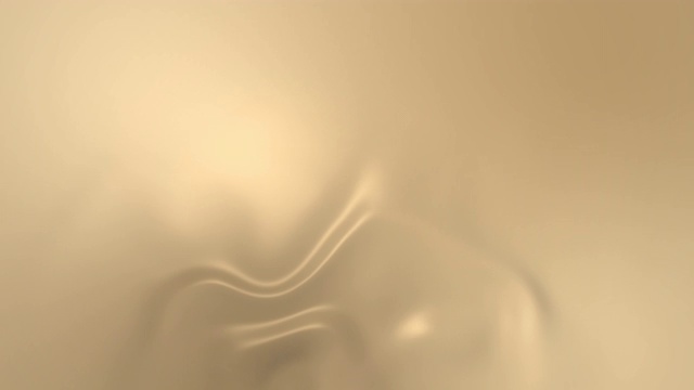 抽象液体动画的金色波浪视频素材