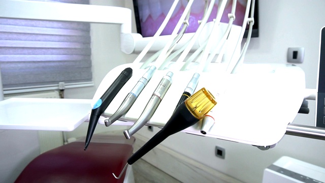 牙科工作工具视频素材