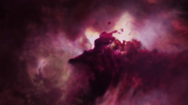 巨大的粉红色氢气星云视频下载