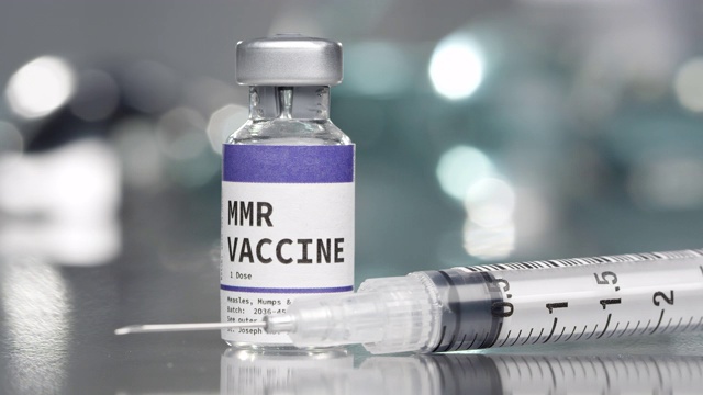 医用实验室用MMR疫苗小瓶，带注射器视频下载