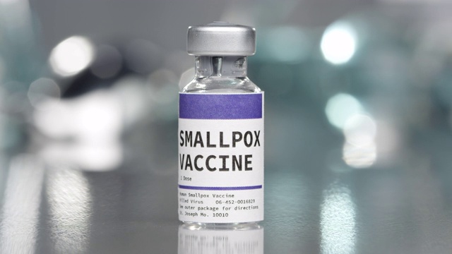 医学实验室的天花疫苗小瓶视频下载