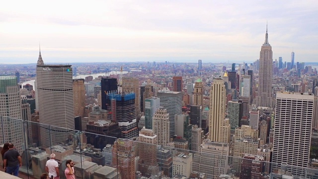 美国纽约的曼哈顿城市景观视频素材