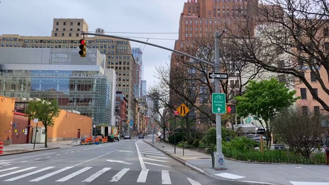 纽约空荡荡的街道视频下载