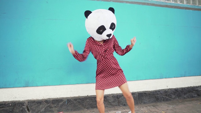 熊猫跳舞视频素材