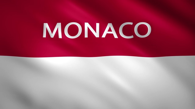 摩纳哥国旗上有该国的名称视频下载