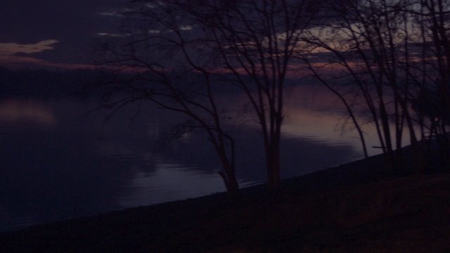 多瑙河上的夕阳视频素材