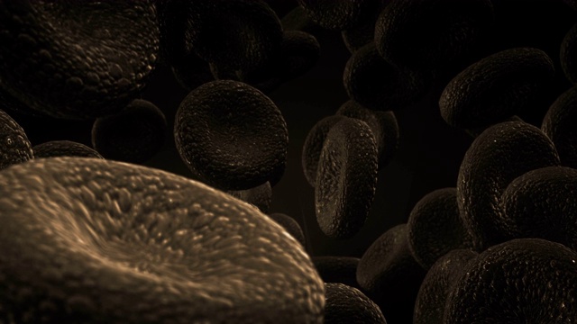突变冠状病毒细胞的CGI视频素材