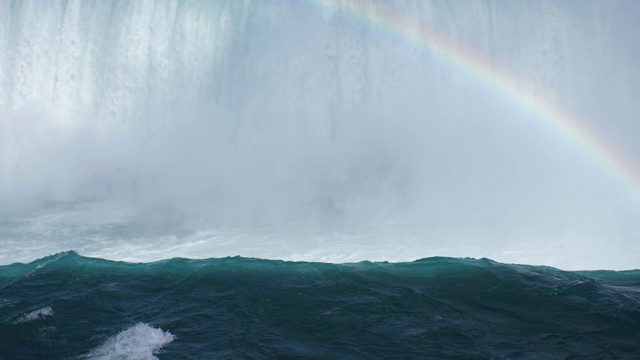 最美丽的尼亚加拉大瀑布，加拿大，安大略省视频素材