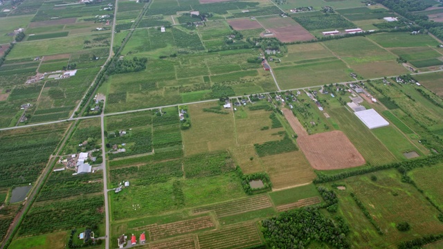 空中农业地区在林肯，安大略视频下载