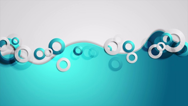 蓝色和灰色抽象波浪法人运动背景视频素材