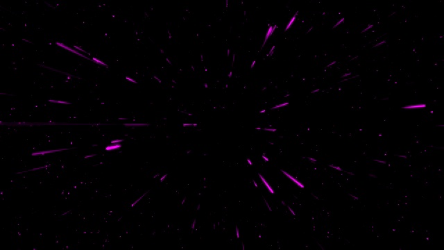 在太空中进行粉红色的星际旅行。循环视频素材