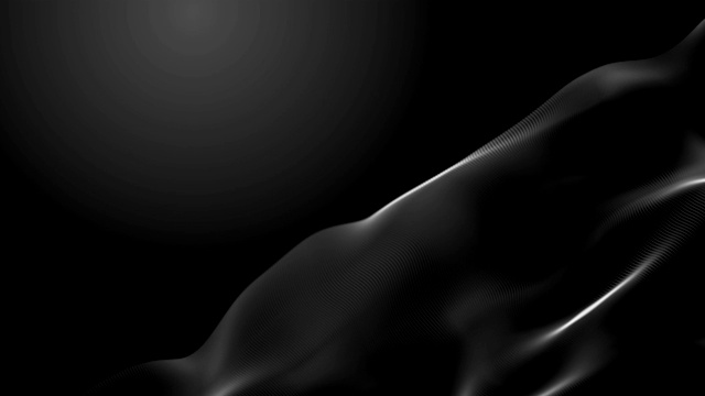 未来点黑波动画数字粒子3d渲染视频素材
