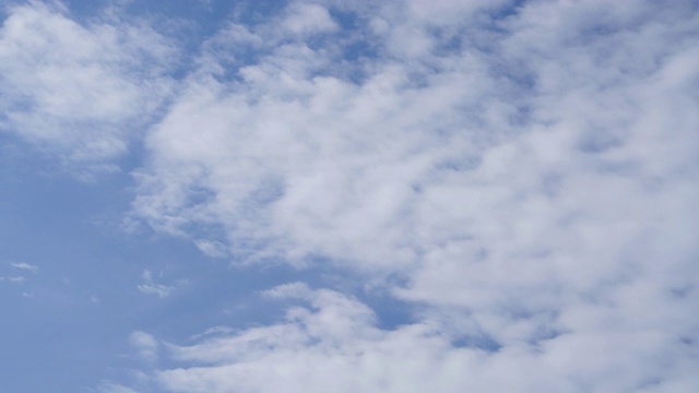 高质量的蓝天白云延时视频素材