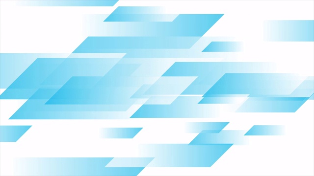 蓝色和白色几何最小运动背景视频素材