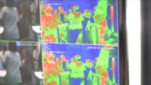 Screen Monitoring Thermoscan监控扫描视频素材