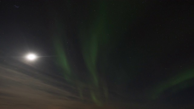 冰岛北极光北极光视频素材