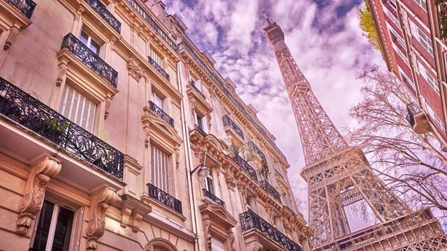 埃菲尔铁塔。巴黎视频素材