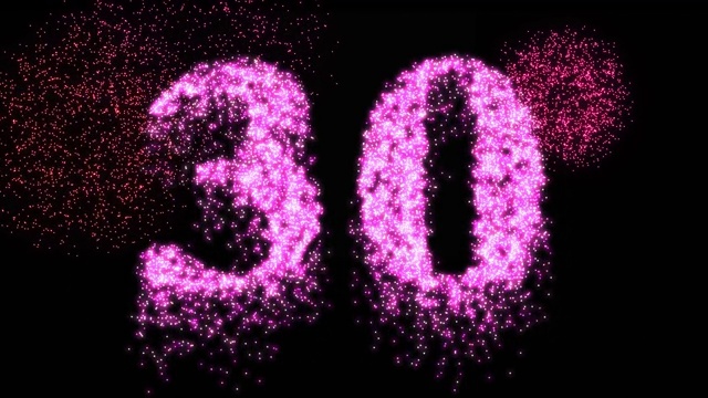 30号粉色焰火之夜的火花-视频动画视频下载