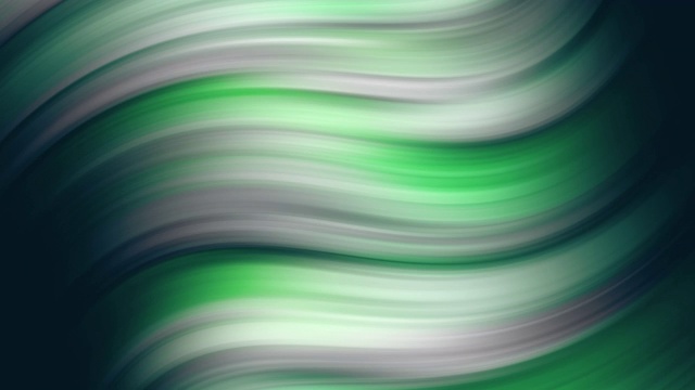 抽象的绿色波浪彩色渐变动画背景视频下载